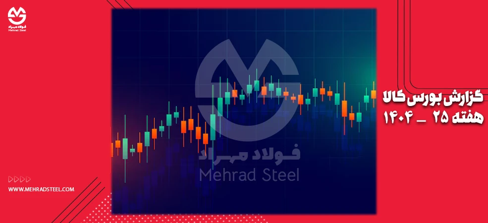 گزارش خرید و فروش در بورس فلزات در هفته 25 سال 1404 - شرکت فولاد مهراد